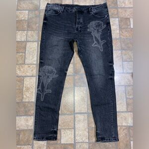 KSUBI Jeans “Flower Graphic”